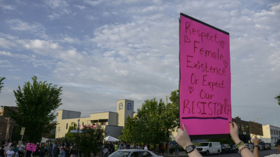 'A tragedy': Missouri's last abortion clinic draws protesters decrying ban