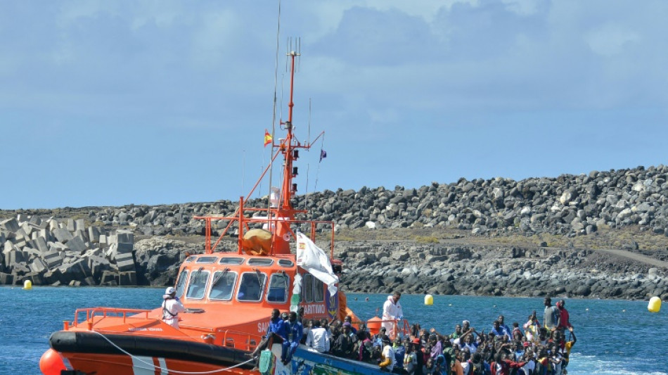 A chegada de migrantes na ilha de El Hierro, a 'Lampedusa espanhola'