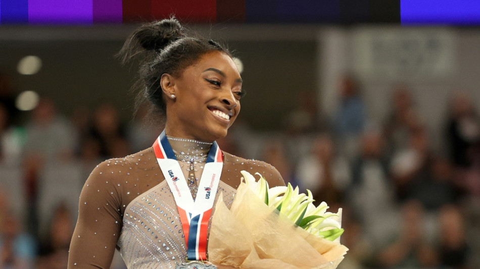 Biles baut Rekord aus: Neunter US-Titel für die Turn-Königin