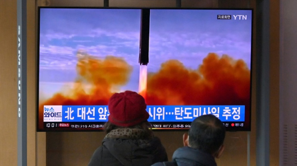 Pyongyang tire un "missile balistique" avant la présidentielle en Corée du Sud
