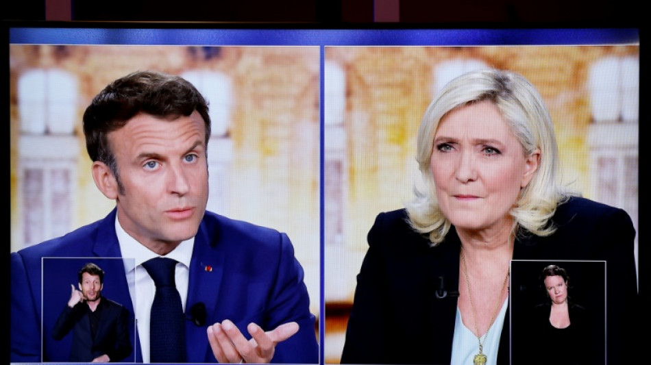 Macron und Le Pen greifen sich bei einziger direkter Debatte heftig an 