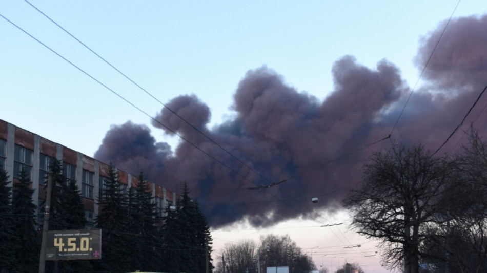 Russland bombardiert Ziel in der Nähe des Flughafens von Lwiw in der Westukraine