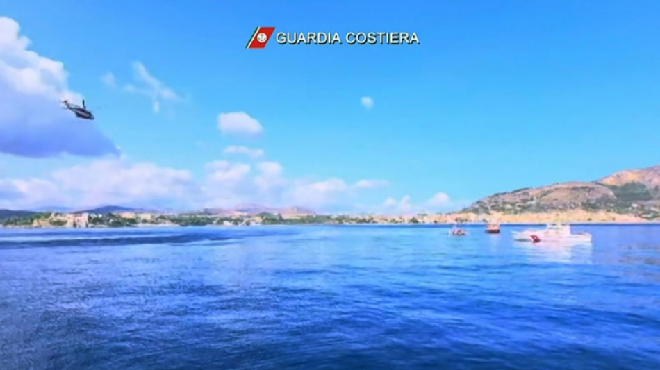 Fresh search for missing in superyacht sinking off Sicily