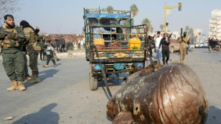 Statue of former Syrian president toppled in Hama