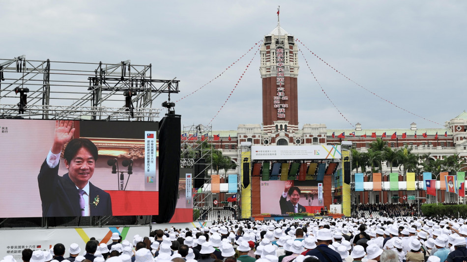 Il neopresidente Lai: Taiwan e Cina lavorino a pace e stabilità