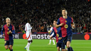 Lewandowski hits Champions League century as Barca beat Brest