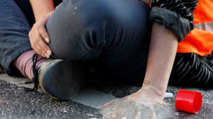 Mehrere hundert Aktivisten der Letzten Generation blockieren Straße des 17. Juni