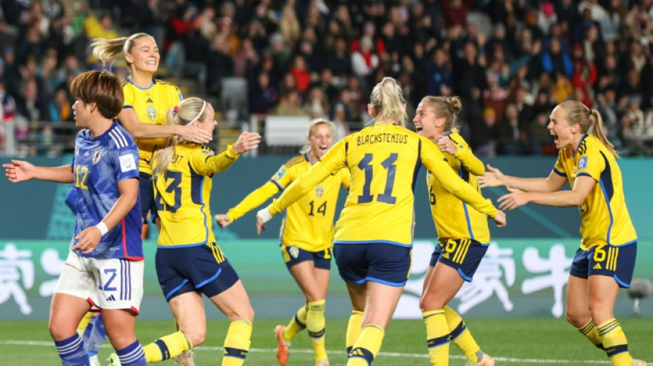 Suécia vence Japão (2-1) e vai enfrentar Espanha nas semifinais da Copa feminina