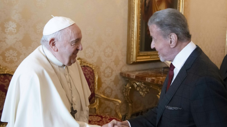 Papa Francisco recebe Sylvester Stallone no Vaticano