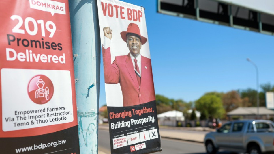 Au Botswana, un espoir timide de changement avec les élections