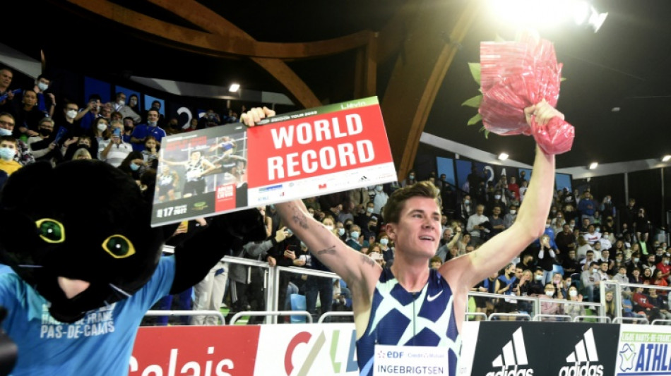 Ingebrigtsen breaks 1500m indoor world record