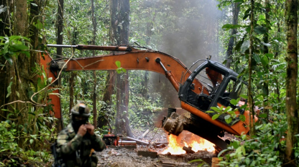 Colombia's war on illegal gold mines also hits outlaw armed groups