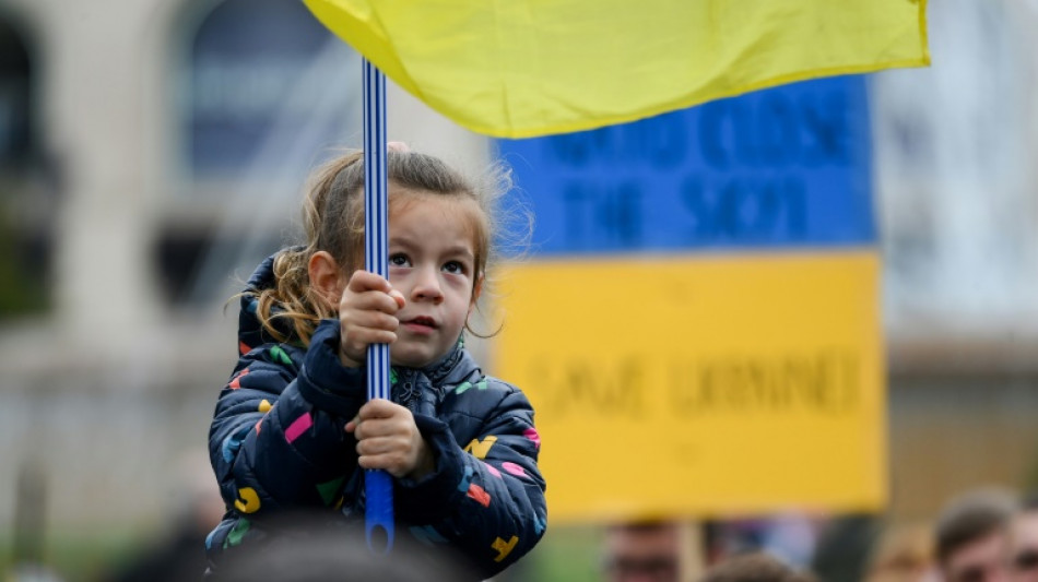 Manifestaciones en España en apoyo al pueblo ucraniano