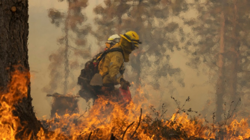 Firefighters tackle California wildfire as heat grips parts of US