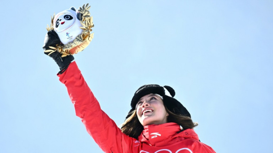 JO-2022: deuxième titre et troisième médaille pour la Chinoise Eileen Gu, sacrée en ski half-pipe