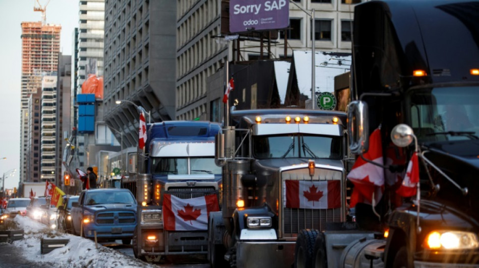 Les manifestations anti-mesures sanitaires au Canada inspirent une mobilisation internationale