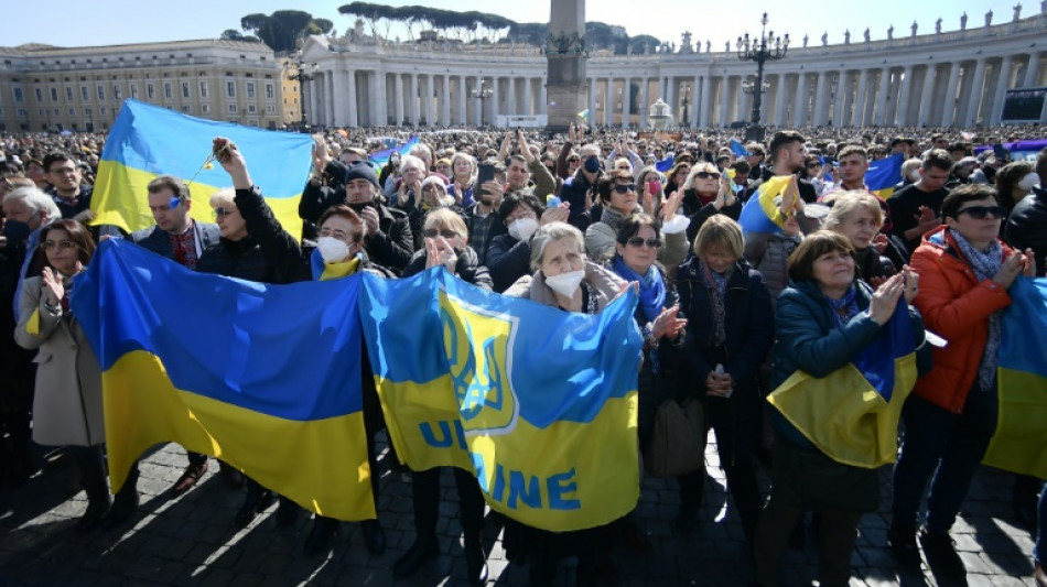 Papst Franziskus beklagt "Ströme aus Blut und Tränen" in der Ukraine