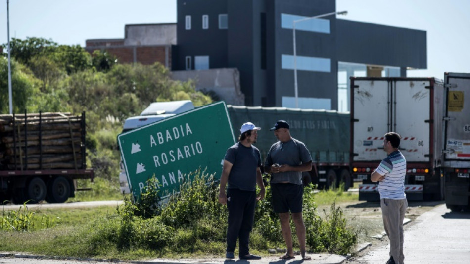 Paro de transportistas argentinos frena exportaciones alimentarias