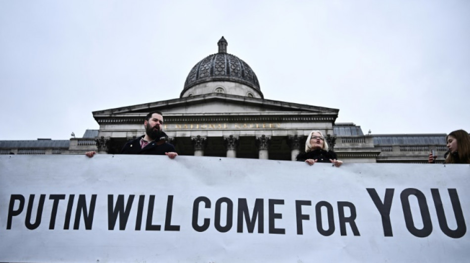 Manifestación en Londres para pedir el fin de la guerra en Ucrania